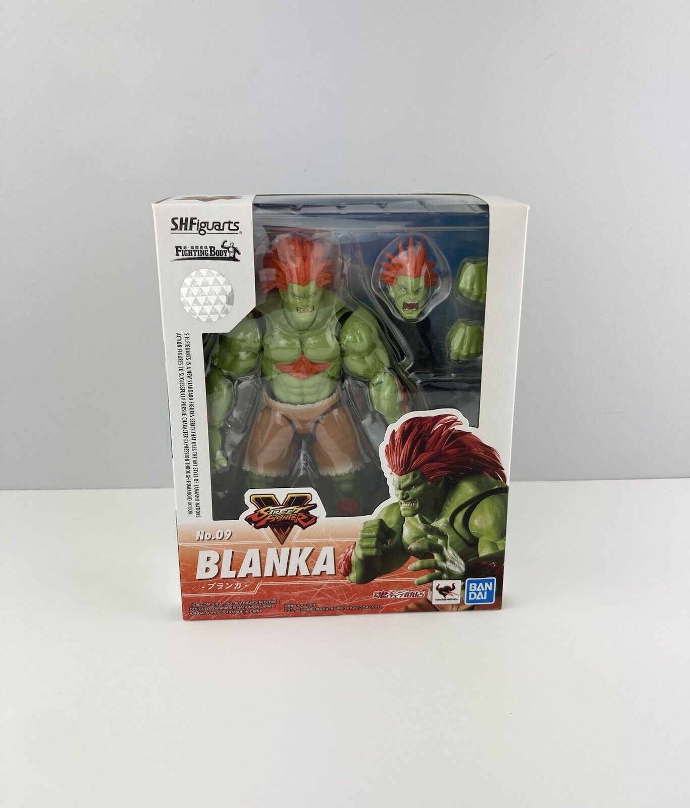 S.H.Figuarts No 09 Blanka Street Fighter V 5 Action Figure Bandai