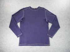 Agave Sweater Mens Small Ribbed Long sleeve USA Made High Camp L/S Pullover