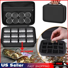 Coin Box Collection Box Round Case Storage box Moisture  Proof EVA Bag 96 Square
