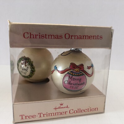 Hallmark Bicentennial Christmas Ornaments 1976 tree-trimmer coll