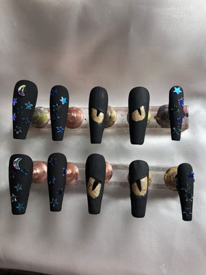 Z NAILZ! Gorgeous Black Cat Eyes| Holographic | Halloween | Gothic|Just For Fun!