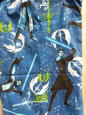 26209. Star Wars  Vorhänge  Jedi Ritter  2 Schals je 150 x 180 cm