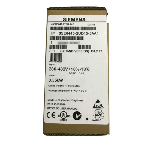 Siemens M440 6SE6440-2UD15-5AA1 Inverter NUOVO FOTI - Spedizione Veloce!