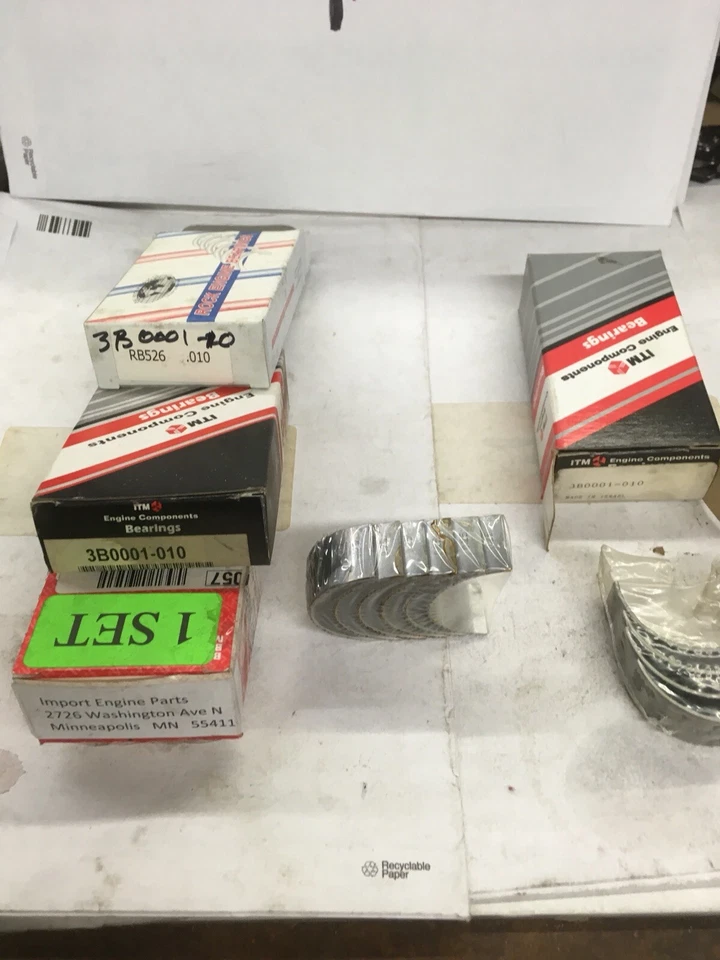 Juego de rodamientos de varilla 993cc para Chevrolet Geo Metro 1.0 1985-1999 3B0001-010 RB526 Foto 2 de 2