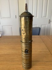 Antique Brass Coffee Grinder - Middle Eastern, Turkish, Retro