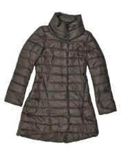 Herno Womens Padded Coat Uk 12 Medium Grey Aw30