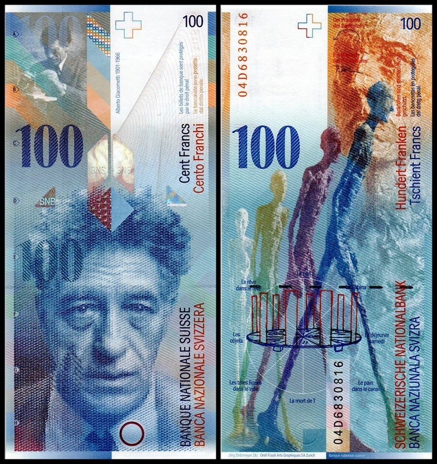 未曾流通未分级瑞士纸币| eBay