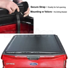 5.5 ft Bed Tonneau Cover Soft Roll Up for 14 - 22 Toyota Tundra Truck Top
