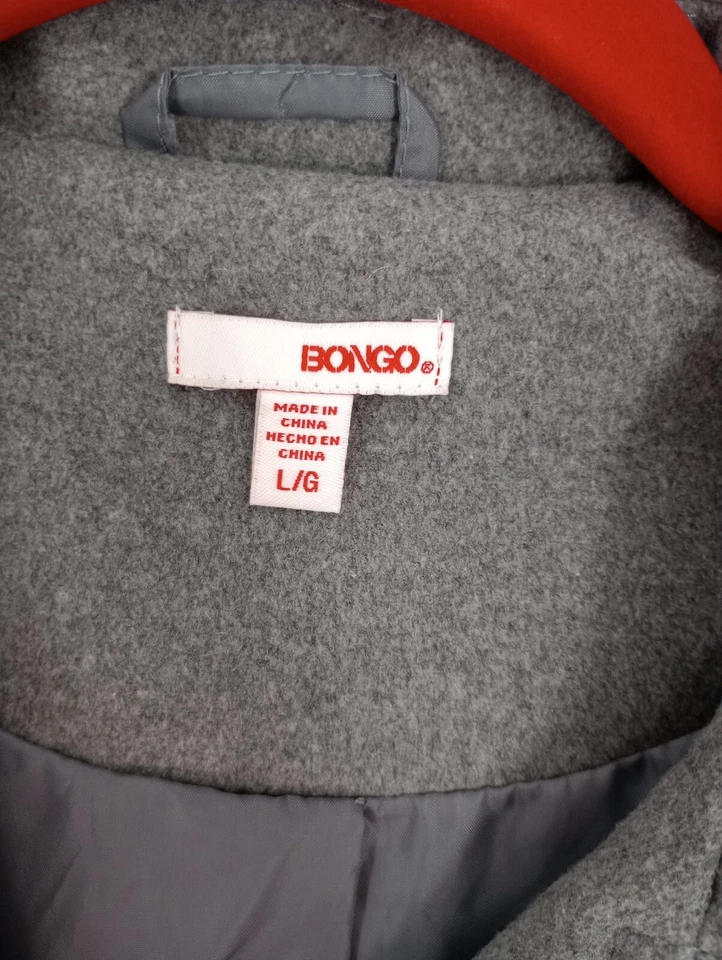 Chaqueta gris con cinturón Bongo LG para mujer 006 Foto 2 de 4