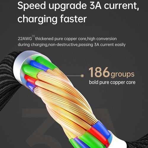 LED Charging USB Data Charger Cable For iPhone SE 12 11 Pro XS Max X 8 7 6s Plus - Bild 33 von 62