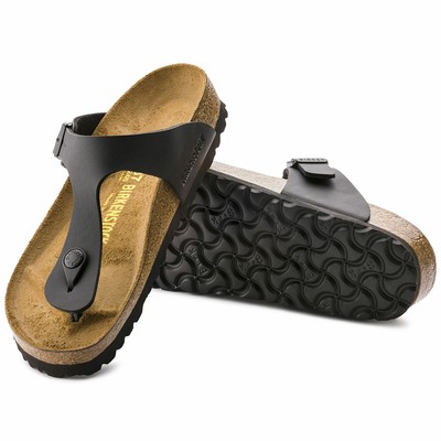NEW! Birkenstock Women's Gizeh Thong Sandal, 38 (US 7-7.5), Black | eBay