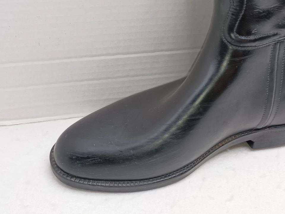 Botas de Montar Aigle Mujer Medianas Caballo Ecuestre Negro Goma Hechas en Francia Foto 4 de 4