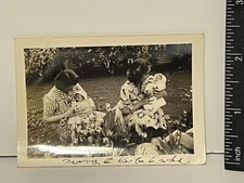 Vintage Photograph - Two Mothers with Babies - 1940's