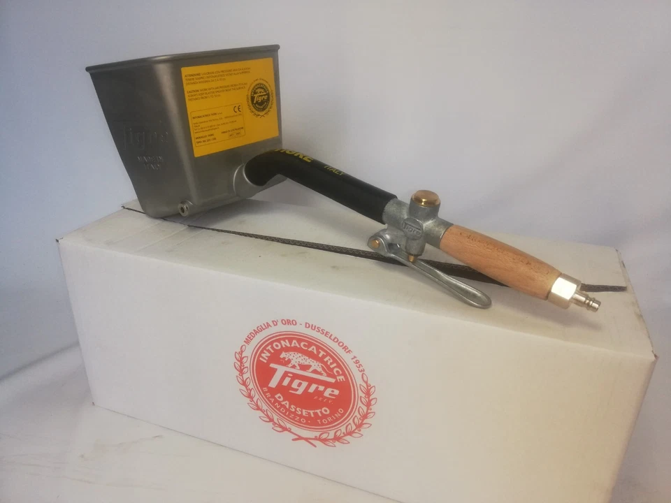 Intonacatrice Tigre pneumatica 4 fori Professionale - Immagine 4 di 4