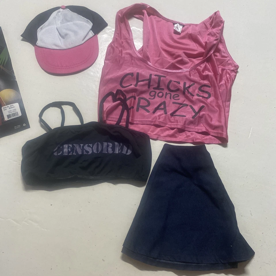 Dreamgirl Women's Chicks Gone Crazy funny gag Sexy Adult Costume Size Medium M - Image 3 of 4