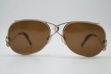 Vintage Sunglasses Colani 1051 Gold Copper Oval Sunglasses