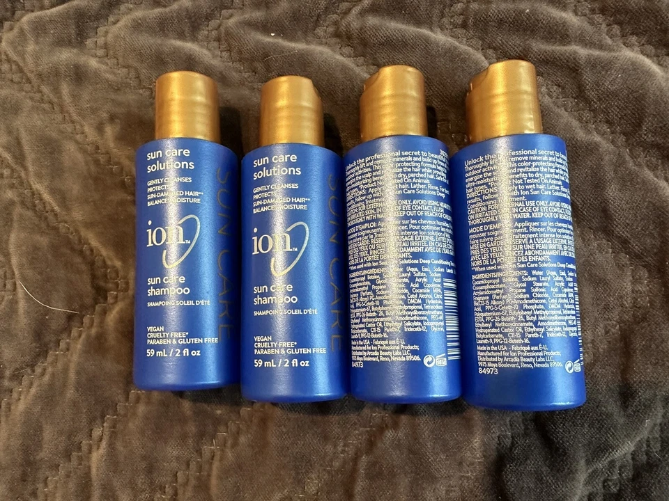ION SUN CARE SOLUTION SUN CARE SHAMPOO TRAVEL SIZE 2FL OZ 4FOR $15 - Image 2 of 2