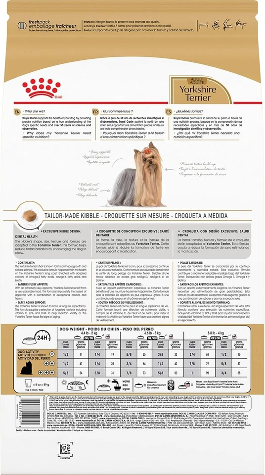 Royal Canin Yorkshire Terrier Adult Dry Dog Food, 10 lb bag - Image 2 of 4