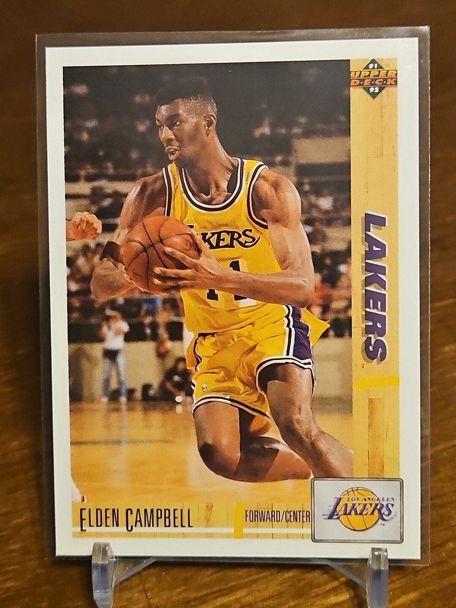 1991-92 Upper Deck Basketball Card #126 Elden Campbell Los Angeles