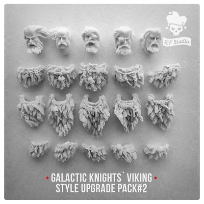 Galactic Knights Viking Style Upgrade Set#2 Artel W Miniatures Character