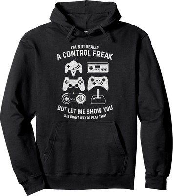 I'm Not Really A Control Freak Funny Gamer Gift Controller Hoodie