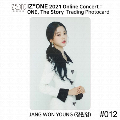 IZ*ONE 2021 One The Story Online Concert Trading card