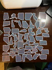 Phish Donut State stickers. Choose your state! Phish Fish Fishman Trey Anastasio