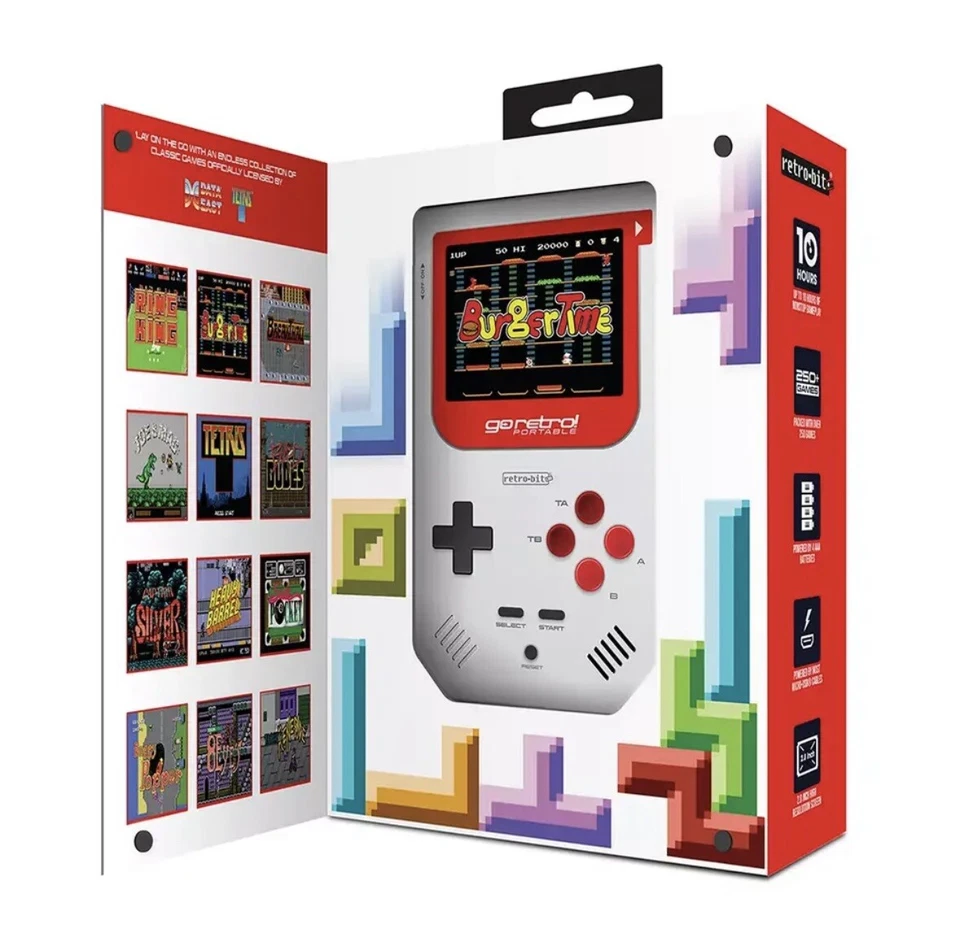 Retro-Bit Go Retro Portable V1.3 Game Player [ 250+ Classic Games Tetris ] New - Image 3 of 4