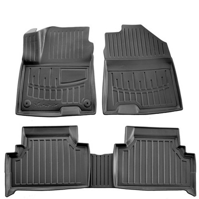 Gummifußmatten für Hyundai Kona EV 2018-2022 3D Schalen Set Automatten