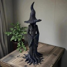 2026 Cracker Barrel Tree Witch Statue Halloween Decor Gift New in Box 20cm