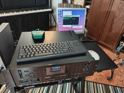 Casio FZ-10m Sampler with Upgrades, OLED display, library