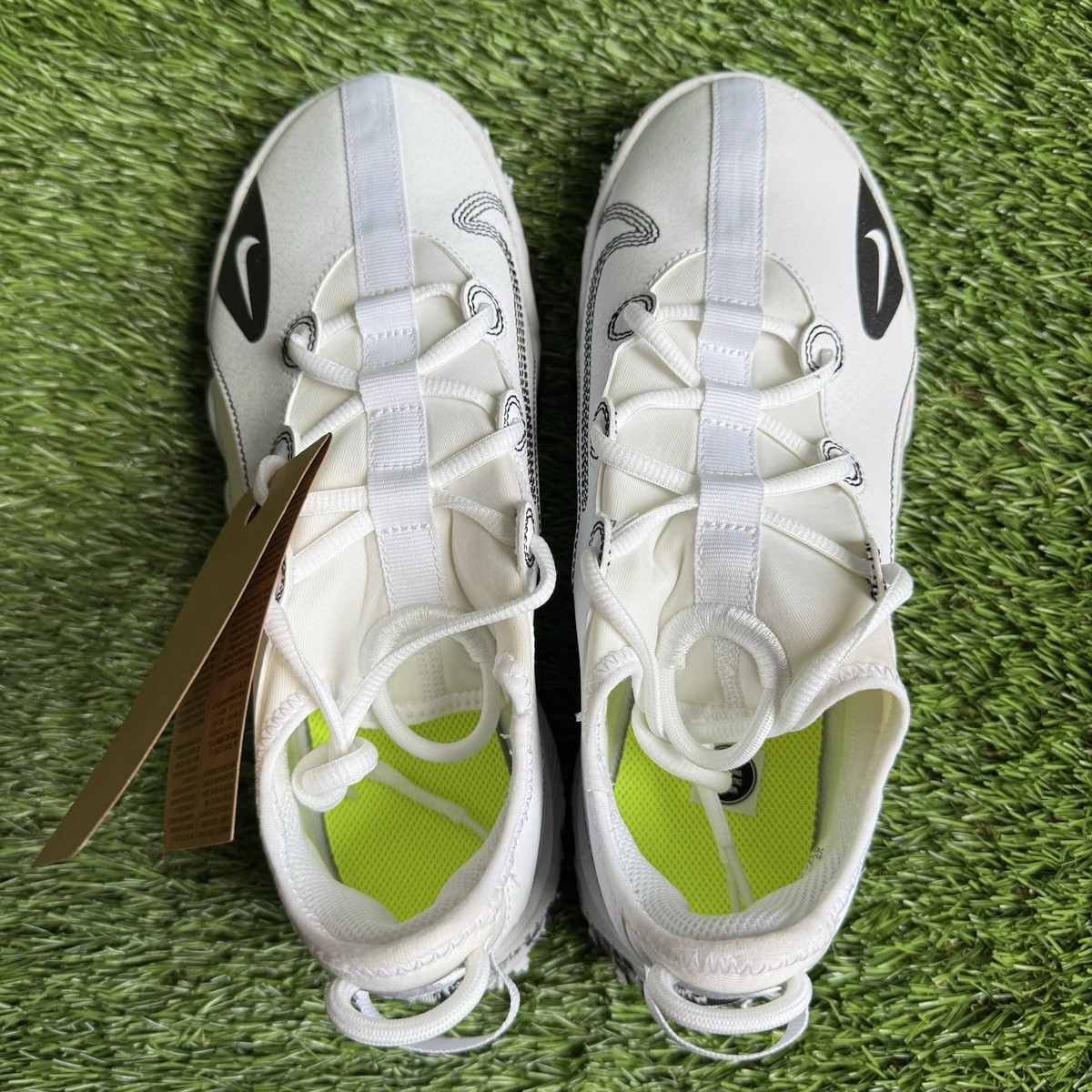 Nike Future Field Turf GS White Black Size 6Y Baseball DJ6949-103
