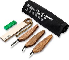 Hutsuls S.06 Wood Carving Knives Kit Carver  s Choice Whittling Knives for Pr...