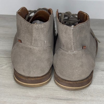 Hari Mari Mens Adobe Mens Chukka Boots Size 11 Gray Suede Motocyle Work Shoes Hari Mari Mens Adobe Chukka Boots Size 11 Charcoal Suede  main image 2