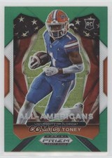 2021 Panini Prizm Draft Picks All-American Green Prizm Kadarius Toney #195 16yh