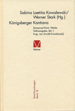- Königsberger Kantiana: [Immanuel Kant. Werke. Volksausgabe Bd. 1, hrsg. von Ar