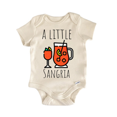 Sangria Fruit Cocktail Newborn Baby Onesie  Bodysuit