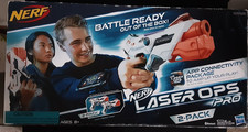 NERF Laser Ops Pro AlphaPoint 2 Pack Laser Tag Set Indoor Outdoor New Open Box