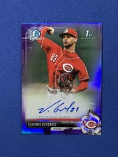 2017 Bowman Chrome Prospect Purple Refractor /250 Vladimir Gutierrez Auto