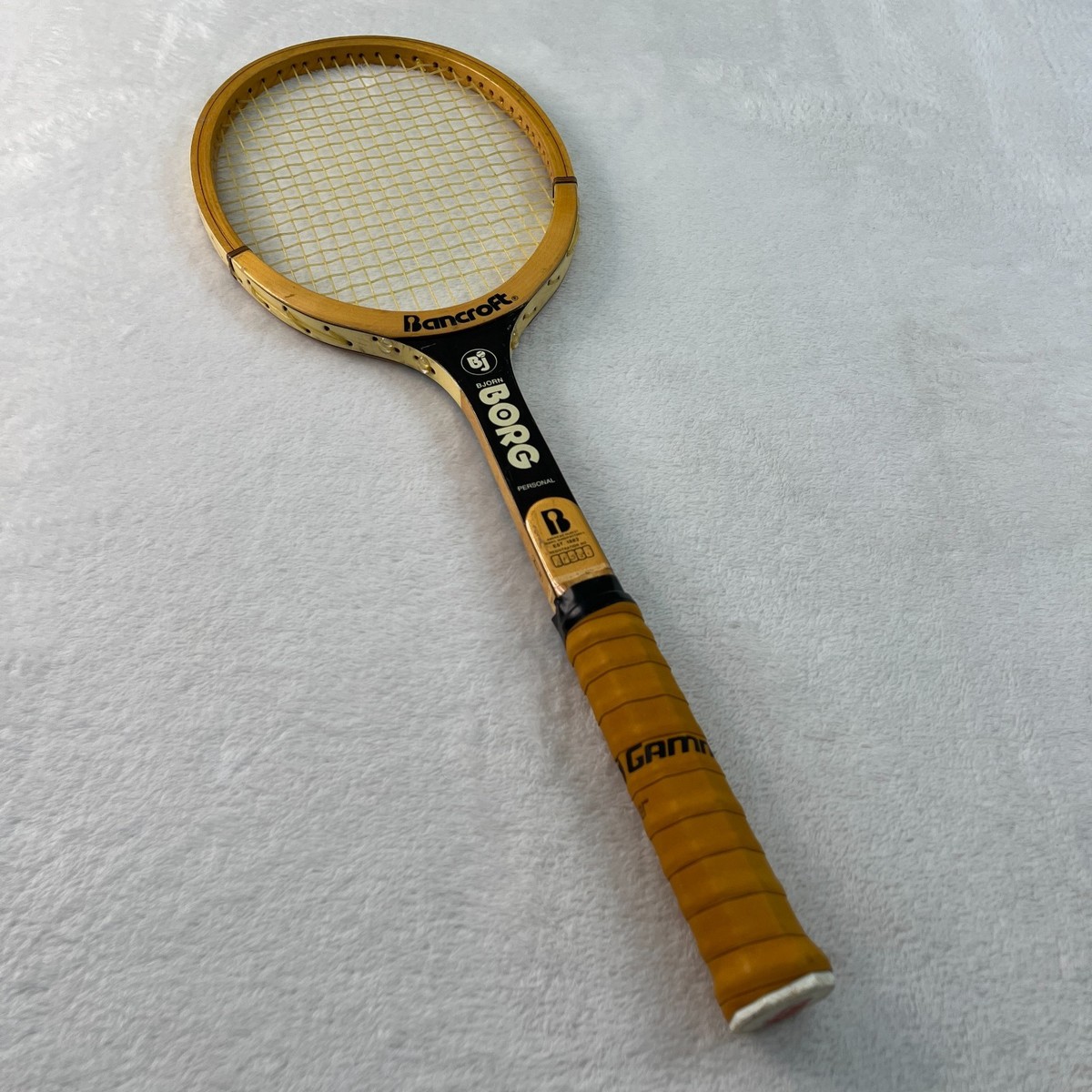 Bjorn Borg Bancroft Tennis Racquet 4 5/8 Personal Wood Vintage | eBay