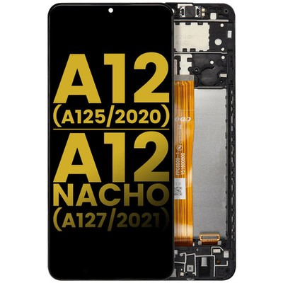 LCD Assembly With Frame For Samsung Galaxy A12 (A125 / 2020) / A12 Nacho (A127/