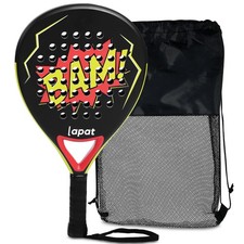 Padel Racket with Cover Bag - Carbon Surface with EVA Memory Foam- Paddle Ten...