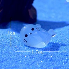 50PCS Glowing Mini Resin Little Ducks Moss Microlandscape Miniature Duck Figurin