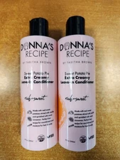 2 Pk: Donna's Recipe Sweet Potato Pie Extra Creamy Leave-In Conditioner  E2D