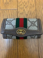 Vintage GUCCI GG canvas key case