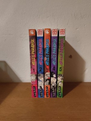 Mangabücher Hell's Paradies Band 1- 5 Manga Deutsch (Gebraucht)