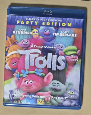 DREAMWORKS - TROLLS - PARTY EDITION - 2017 - ANNA KENDRICK - JUSTIN TIMBERLAKE