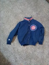 vintage cubs jacket majest brand size youth medium