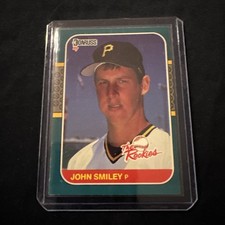 1987 Donruss The Rookies - John Smiley #39 (RC)