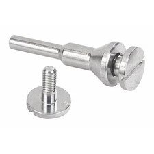 Walter Surface Technologies Flush Mandrel,1/4" Shaft,1/4+3/8 Arbor 11L007 Walter